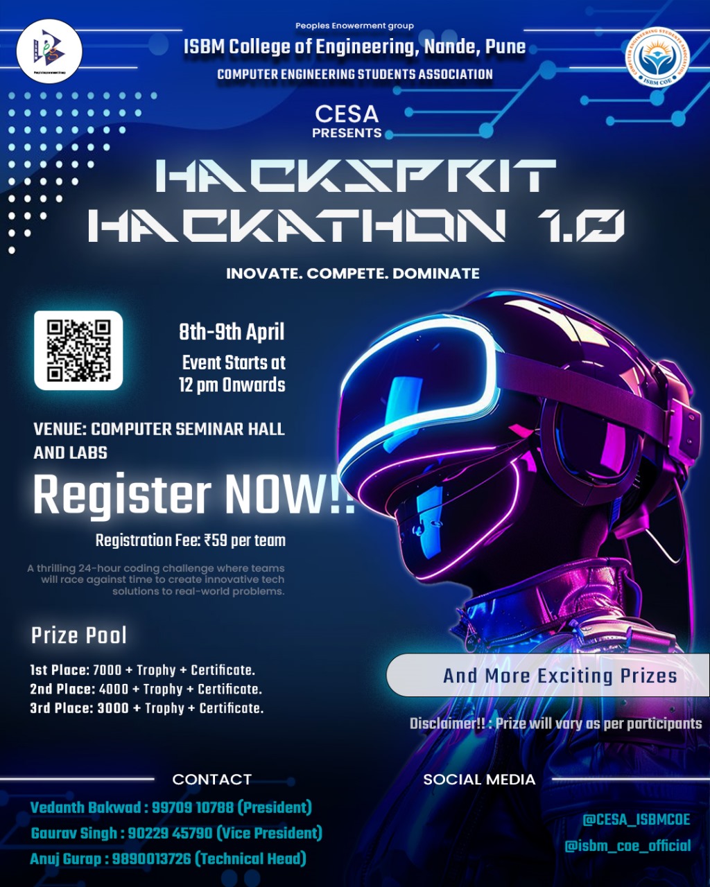 Hacksprit 1.O Hackathon